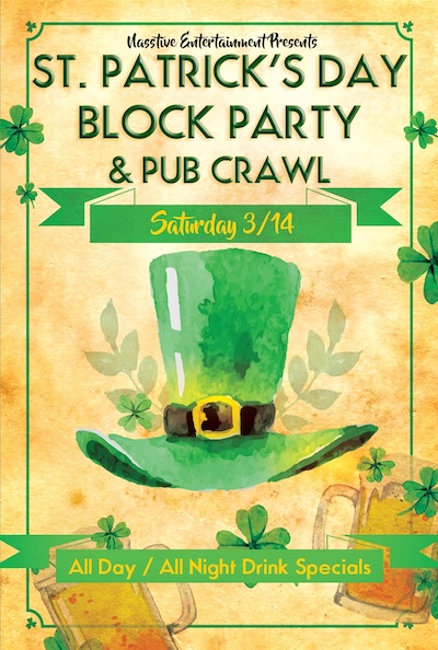 St PATRICK'S DAY BAR CRAWL